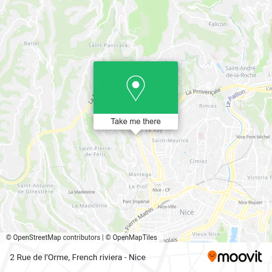 2 Rue de l'Orme map