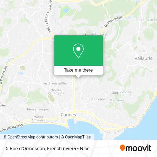 5 Rue d'Ormesson map