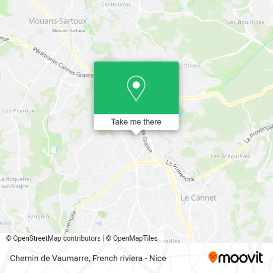 Chemin de Vaumarre map