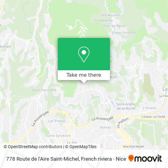 778 Route de l'Aire Saint-Michel map