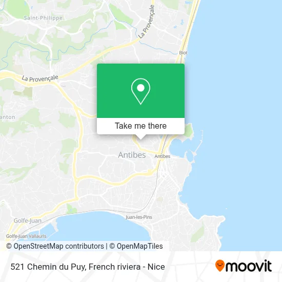 521 Chemin du Puy map