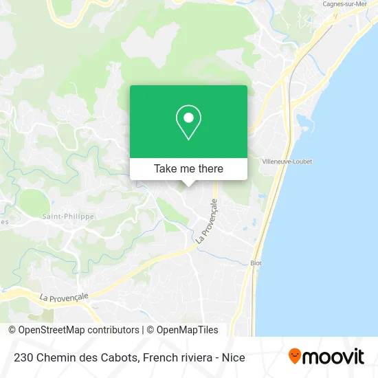 230 Chemin des Cabots map