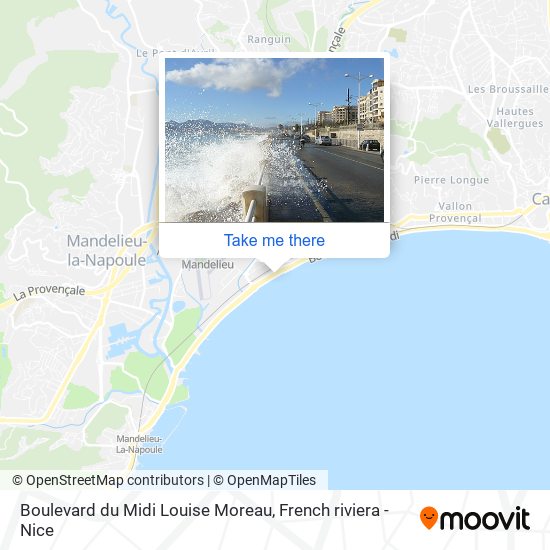 Boulevard du Midi Louise Moreau map