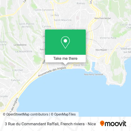 3 Rue du Commandant Raffali map