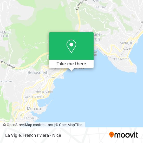 La Vigie map