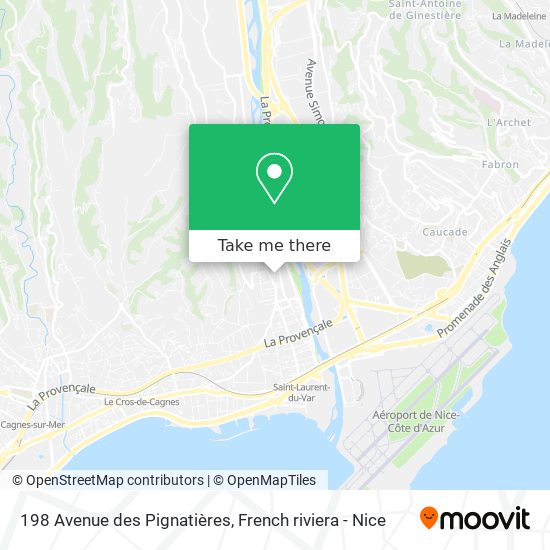 198 Avenue des Pignatières map