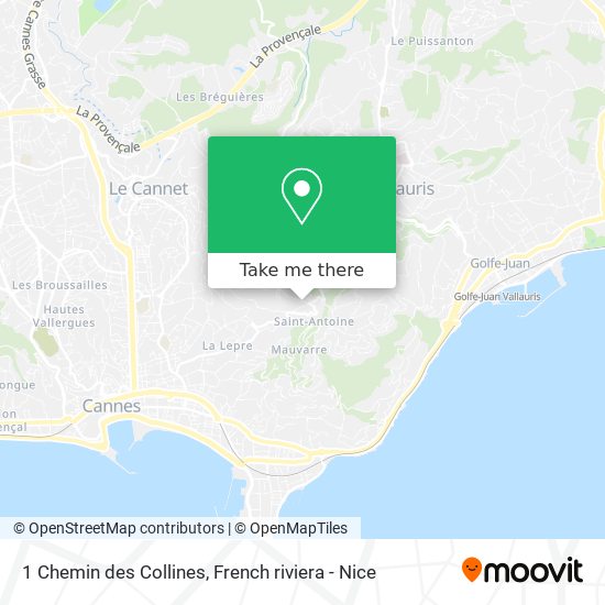 1 Chemin des Collines map