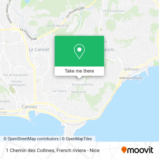 1 Chemin des Collines map
