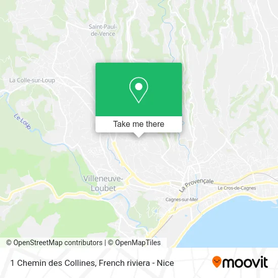 1 Chemin des Collines map