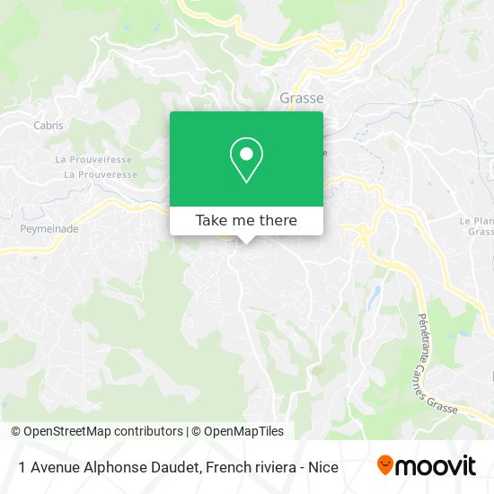 Mapa 1 Avenue Alphonse Daudet