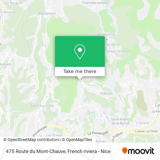 475 Route du Mont-Chauve map