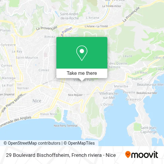 29 Boulevard Bischoffsheim map