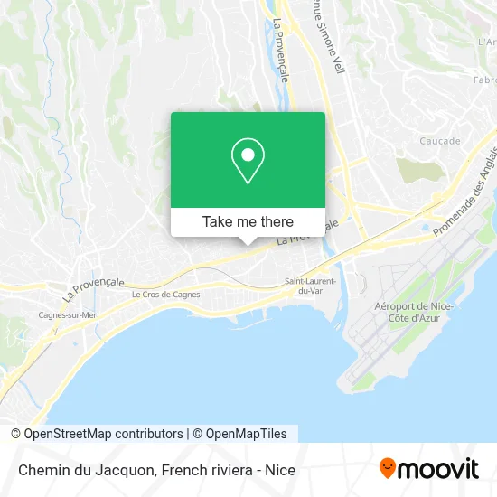 Chemin du Jacquon map