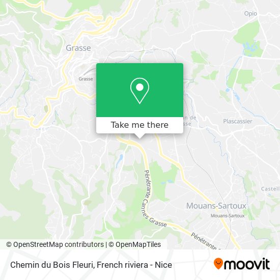 Chemin du Bois Fleuri map