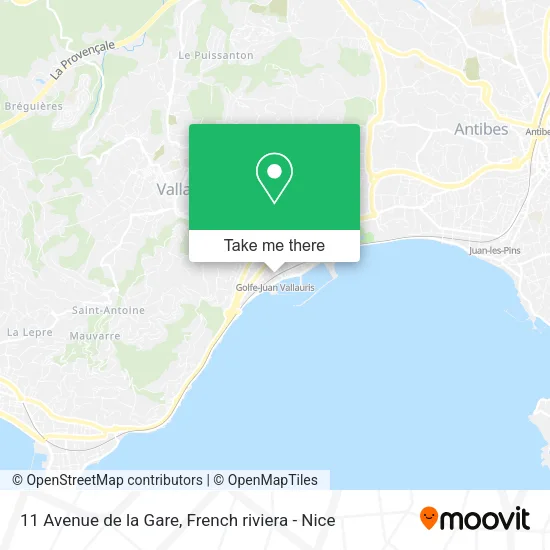 11 Avenue de la Gare map