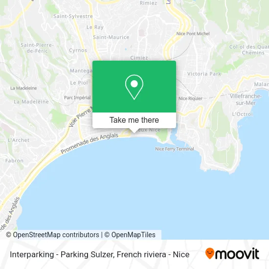 Interparking - Parking Sulzer map