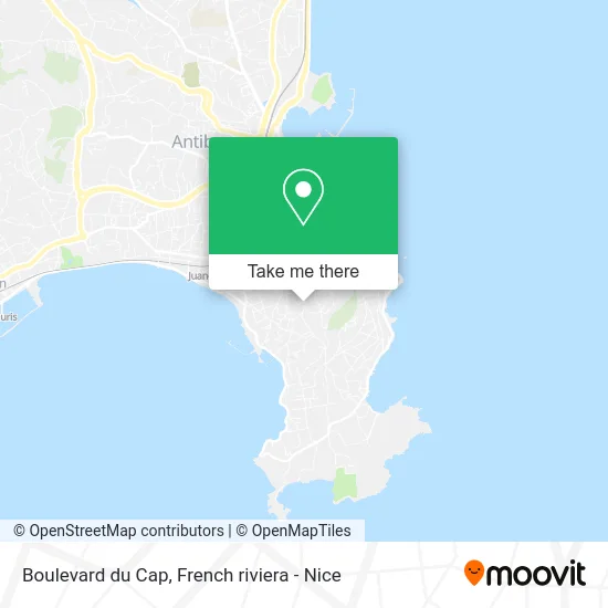 Boulevard du Cap map