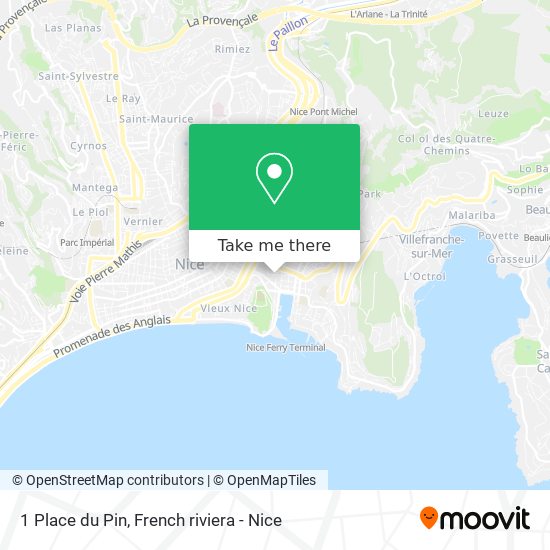 1 Place du Pin map