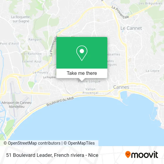 51 Boulevard Leader map