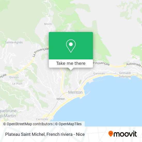 Plateau Saint Michel map