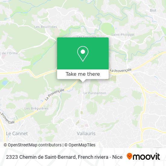 2323 Chemin de Saint-Bernard map