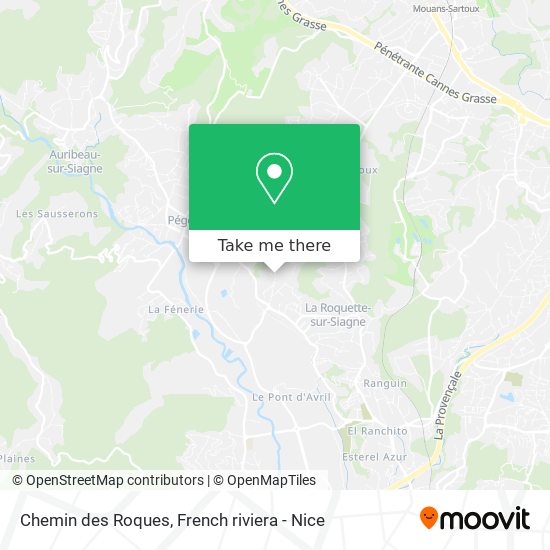 Chemin des Roques map
