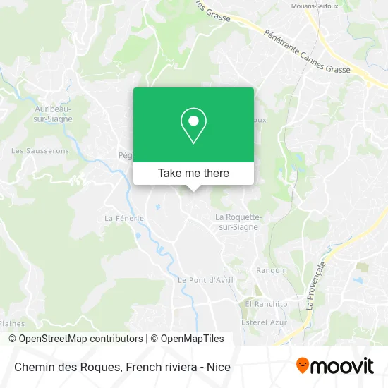 Chemin des Roques map