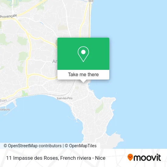 11 Impasse des Roses map