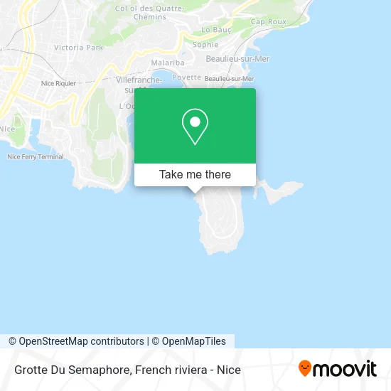 Grotte Du Semaphore map