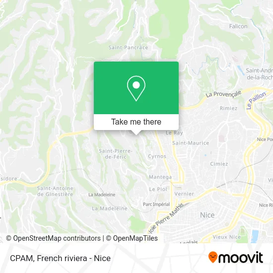 CPAM map
