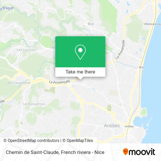 Chemin de Saint-Claude map