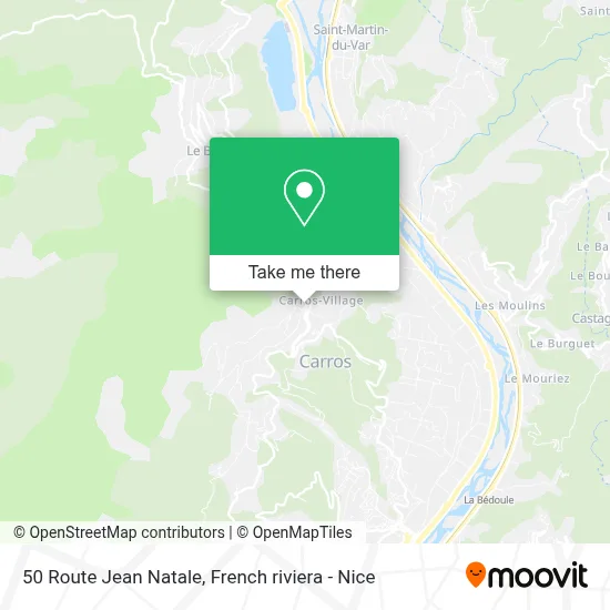 50 Route Jean Natale map