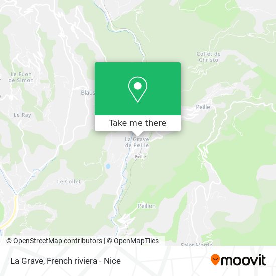 La Grave map