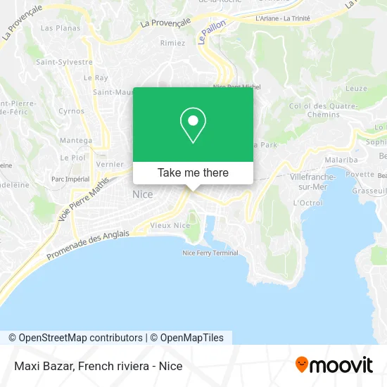 Maxi Bazar map