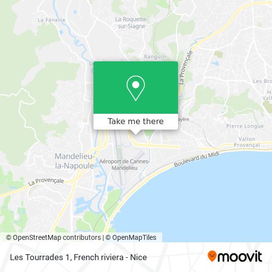 How To Get To Les Tourrades 1 In Cannes By Bus Or Train?