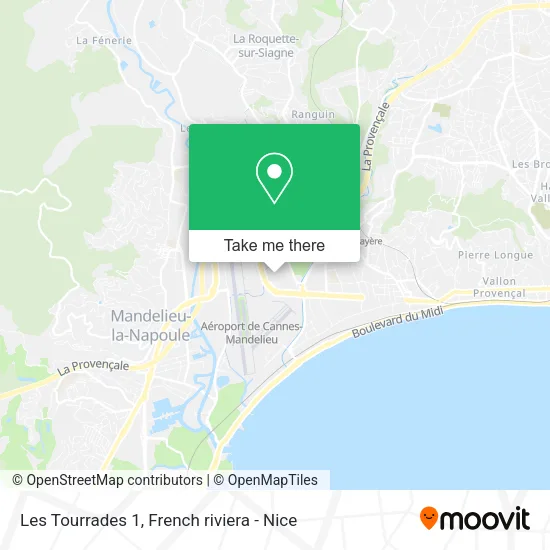 Les Tourrades 1 map