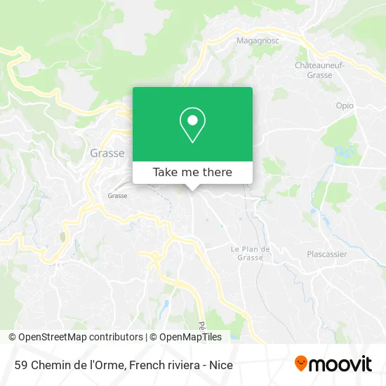 59 Chemin de l'Orme map