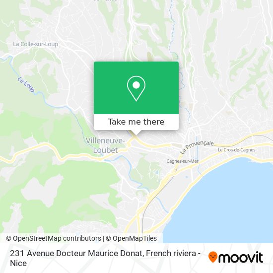 231 Avenue Docteur Maurice Donat map