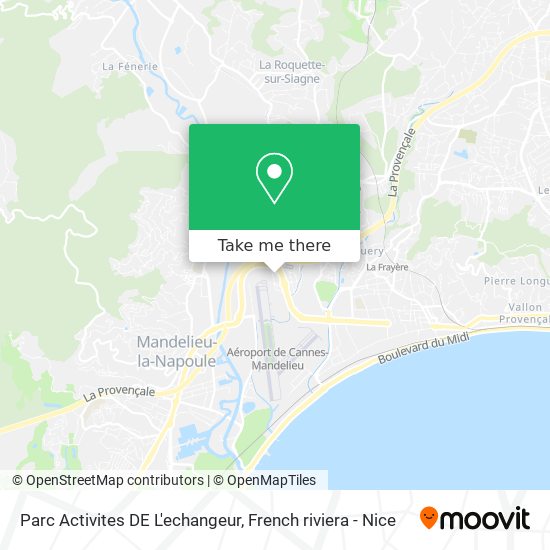 Parc Activites DE L'echangeur map