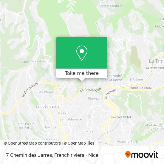 7 Chemin des Jarres map