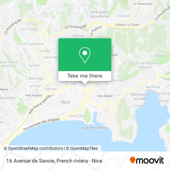 16 Avenue de Savoie map