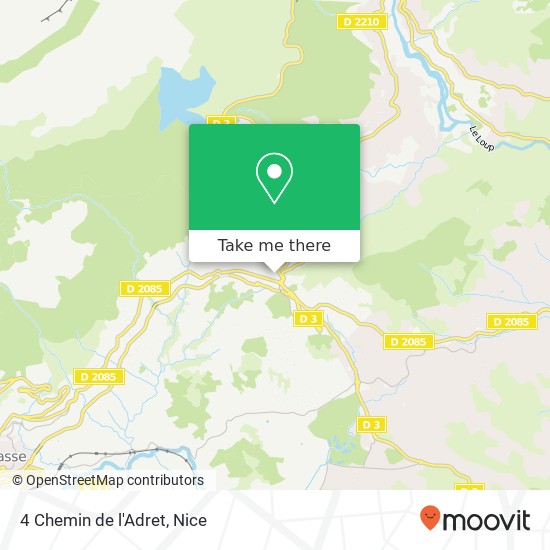 4 Chemin de l'Adret map