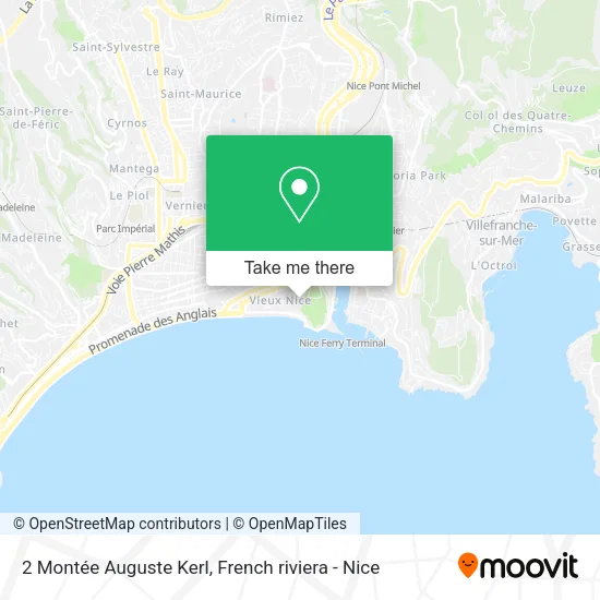 2 Montée Auguste Kerl map
