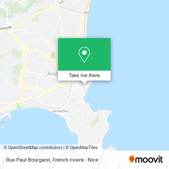 Rue Paul Bourgarel map