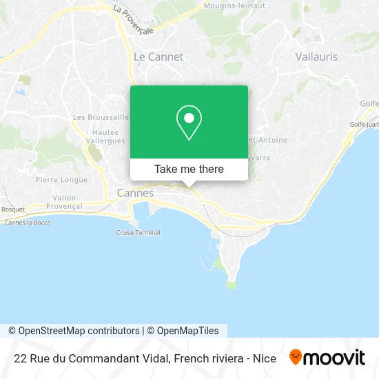 22 Rue du Commandant Vidal map