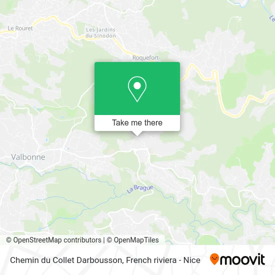 Chemin du Collet Darbousson map