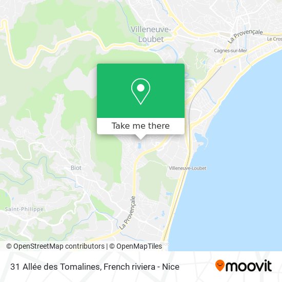 31 Allée des Tomalines map