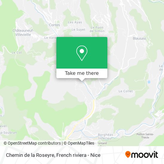 Chemin de la Roseyre map