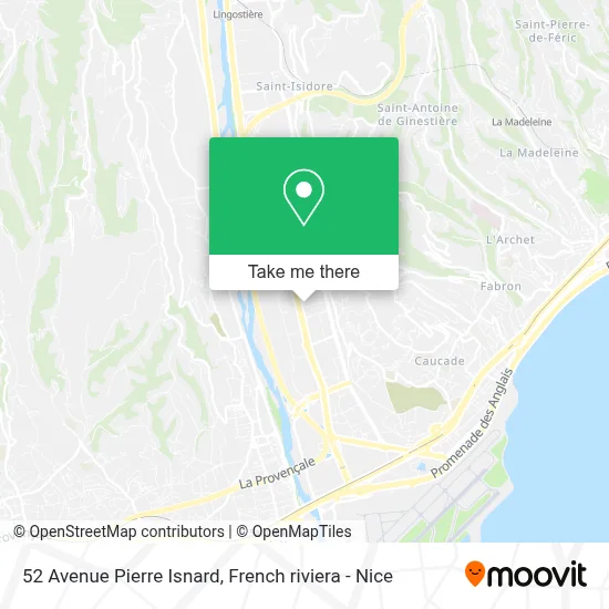 52 Avenue Pierre Isnard map