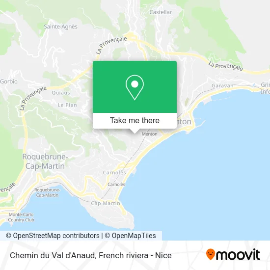 Chemin du Val d'Anaud map